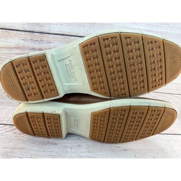 Cole Haan Go to Wing Oxford Shoes Mens Size 10.5M British Tan Lace Up C34120 GUC